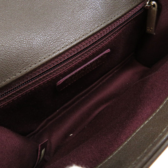 Chanel Chain Shoulder Bag Coco Mark Gold Hardware Leather - Picture 5 of 9